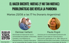 El hacer docente: nuevas (y no tan nuevas) problemáticas que revela la pandemia