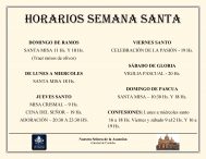 Misas Semana Santa