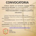 Convocatoria : Práctica docente I