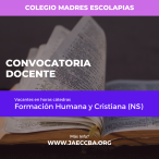 Vacante abierta en el Cargo Prof. Formación Humana y Cristiana/ Colegio Madres Escolapias