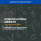 Instituto Dr. Antonio Nores /Prof. Matemática nivel secundario