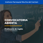 Instituto Nta Sra del Carmen /Prof. de Inglés nivel primario