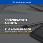 CEF San Buenaventura / Prof. Titular Administración