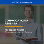 CEF San Buenaventura / Preceptor Titular