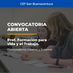 CEF San Buenaventura / Prof. de FVT