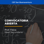 CEF San Buenaventura/TITULAR de FISICA