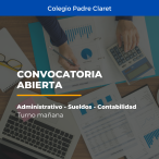 Colegio Padre Claret / Administrativo – Sueldos – Contabilidad