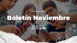 ¡Ya salió! Boletín JAEC NOVIEMBRE