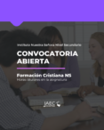 Instituto Nuestra Señora / Convocatoria Abierta para Formación Cristiana NS