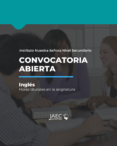 Instituto Nuestra Señora / Convocatoria Abierta para Inglés