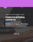 Nta Sra de Lourdes / Suplencia de Lengua y Literatura