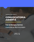 Instituto Juan Pablo II / Suplencia de Biología y Química