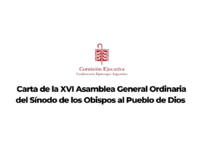 Carta de la  XVI Asamblea General Ordinaria  del Sínodo de los Obispos al Pueblo de Dios