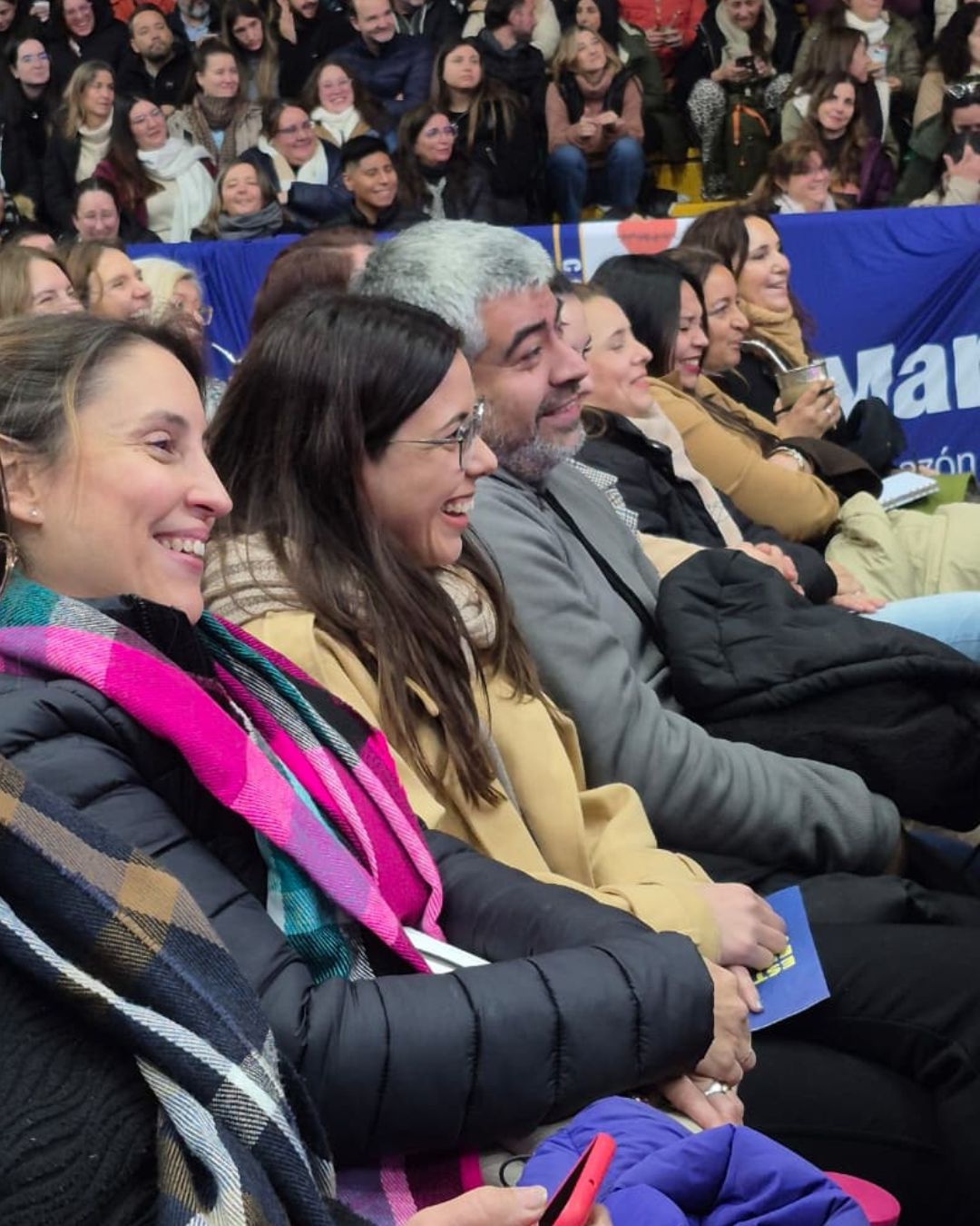 Educadores en el Polideportivo Carlos Cerutti
